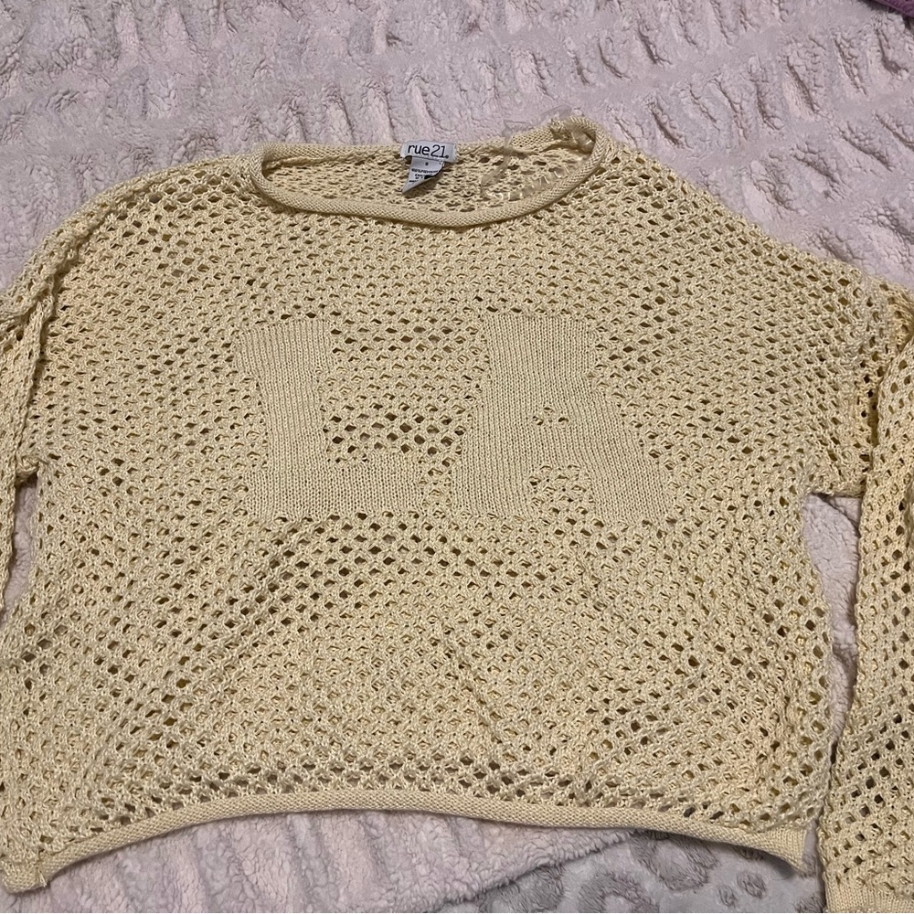 Rue21 Beige Knit Women's Sweater
